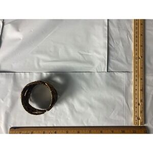 Boho Stacked‎ Bangles Set Gold Tone Beaded Wrap Arm Bracelet Jewelry